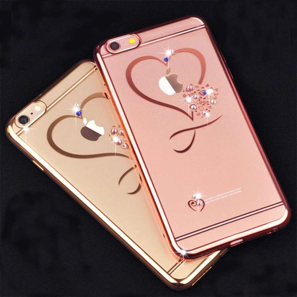 

vip silicone cover, smooth case with diamond coating and heart of love fashion vip 12 mini 11 pro x xr xs max 7 8 6s plus