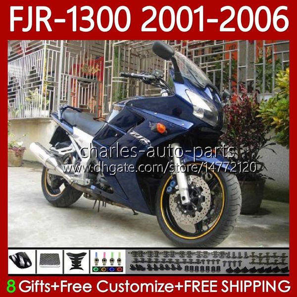 YAMAHA FJR-1300 FJR 1300 A CC FJR1300A 01-06 MOTO BODYS 106NO.30 FJR1300 01 02 04 04 05 06 Parlak Mavi FJR-1300A 2001 2002 2003 2004 2005 2006 Perşik Takımı Kiti