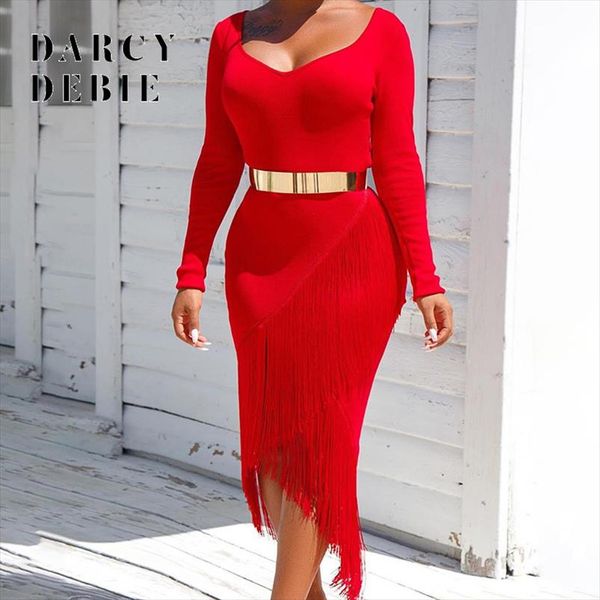 

darcydebie 2021 fall tights bola womens collar long sleeve bandage pencil winter long christmas dresses party vestidos dress, Black;gray