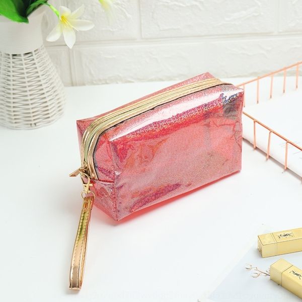

7zcgv bag octagonal storage cosmetic laser transparent cosmetic octagonal washing bag multifunctional waterproof travel storage capacity lar