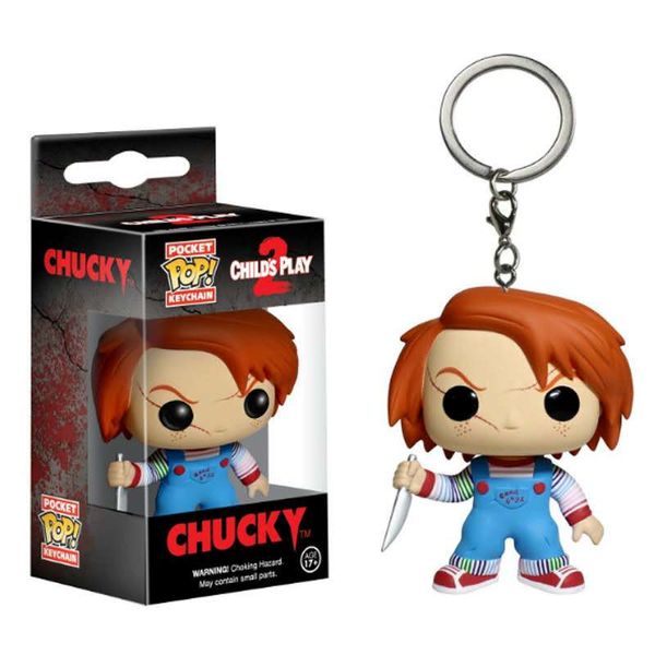 

funko pop ghost baby back to soul chucky keychain doll pendant figure