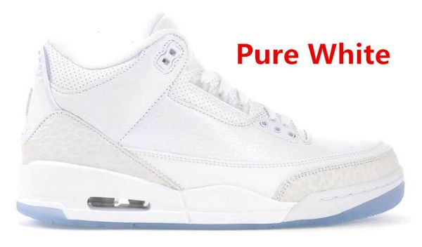 

white 3s jumpman basketball cement shoes red black tinker 3 unc katrina knicks rivals 3m reflective trainers sneakers