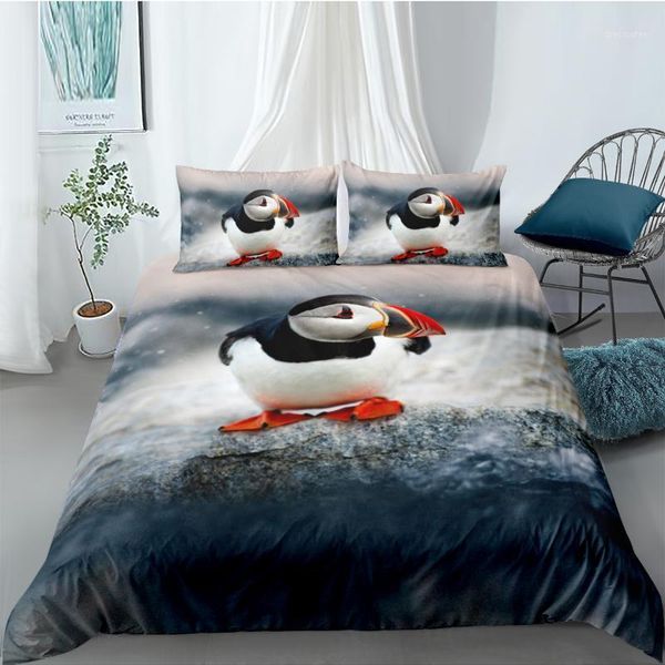

duvet cover sets 3d design bedding set quilt covers and pillow cases king  full double size animal bird custom bedding sets1