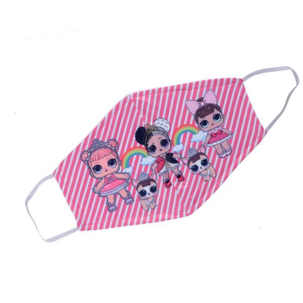 

cosplay kids new girl fun doll fancy dress lower half face mouth muffle reusable dust warm windproof cotton mask 1 pc481