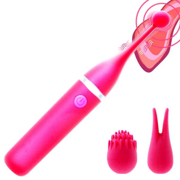 NXY Vibratori ricarica USB vibratore da donna falso pene stimolazione del clitoride orgasmo veloce punto G capezzolo massaggiatore giocattolo del sesso lesbica 18 0112