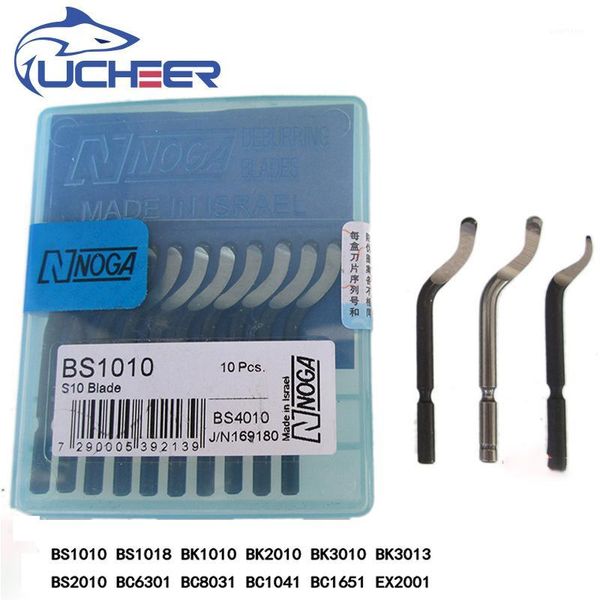 

ucheer 1set/10pcs noga trimmer deburring blade rotary trimmer blade bs1010/1018/1012/1016/2012/2015/3003/3010 bk3010/2010/10101