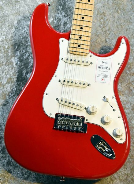 

made in japan hybrid ii st modena red jd21005015 guitar