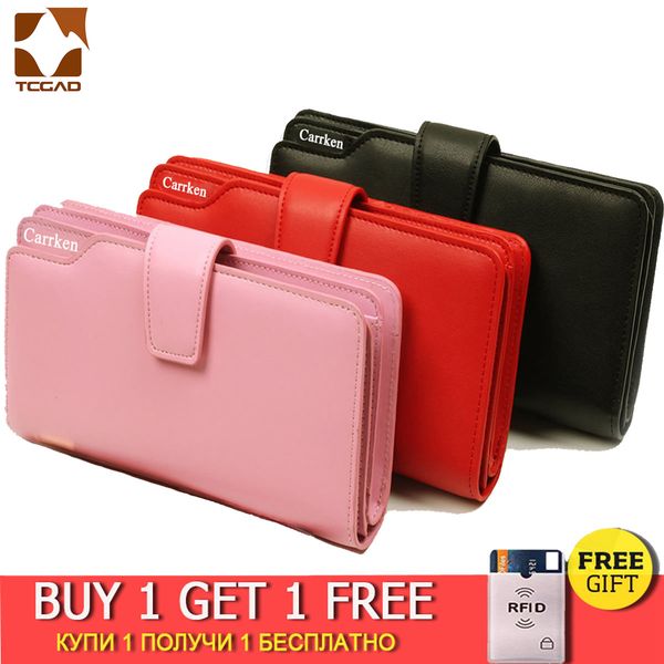 

wallet leather female walet for women long portfel damski zipper purse women's ladies phone money bag card holder purses