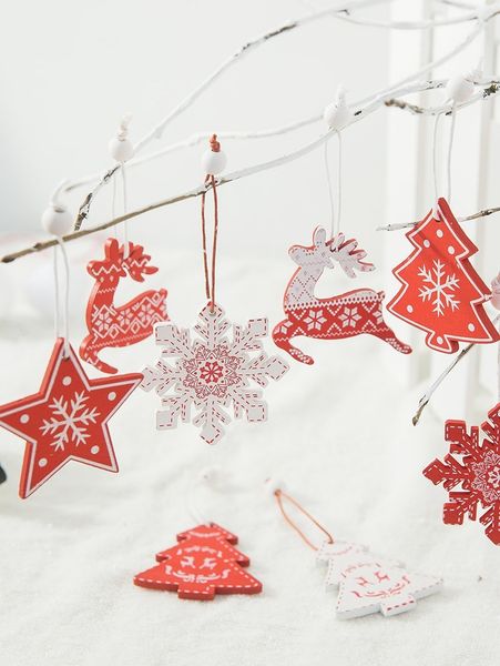 

christmas tree elk nordic ins scene ornament pendant creative snowman