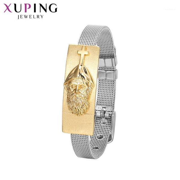 

11.11 deals xuping bracelets women stainless steel fashion jewelry european style birthday party gift s187.7-767521, Black