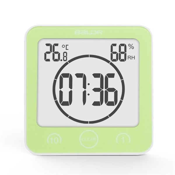 

new digital waterproof shower wall stand clock humidity temperature timer