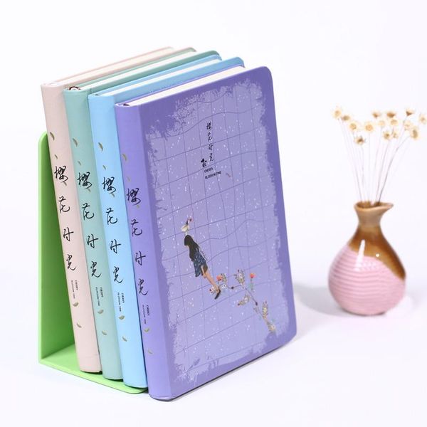 

notepads time for cherry blossoms notebook color pages simple agenda planner diary book school office supplies stationery, Purple;pink