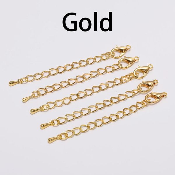

20pcs / серия 50 70мм tone extended extension tail chain омаров застежками разъем для diy изготовление ювелирных изделий выводы браслет ожер