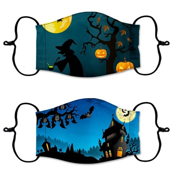 

unisexdustproof reusable cartoon 3d print face ultraviolet-proof mask washable running riding bike protective