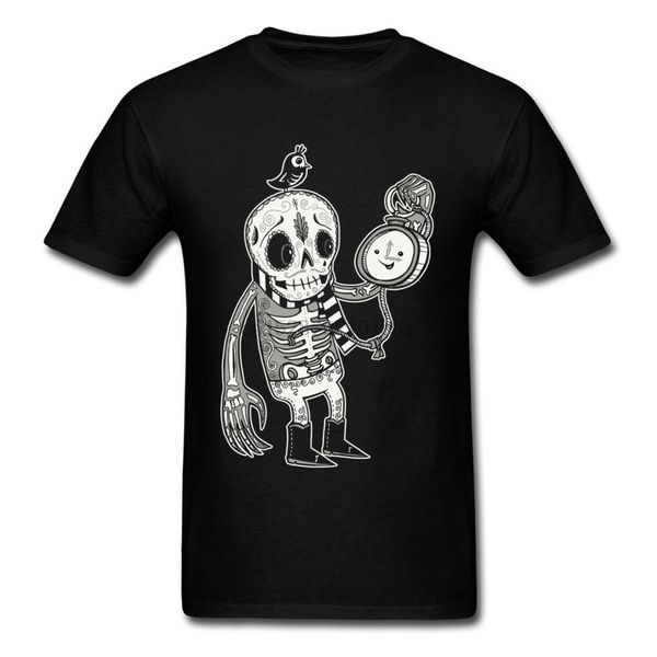 

tick tock mexico skull day of the dead summer black tees funny hipster swea sport hooded sweatshirt hoodie t shirt