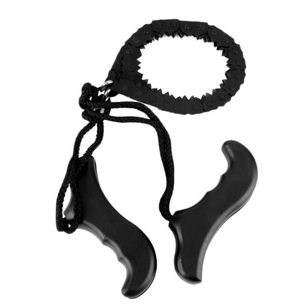 

48cm camping hiking emergency survival hand tool gear pocket chain saw chainsaw foldable outdoor handle saws