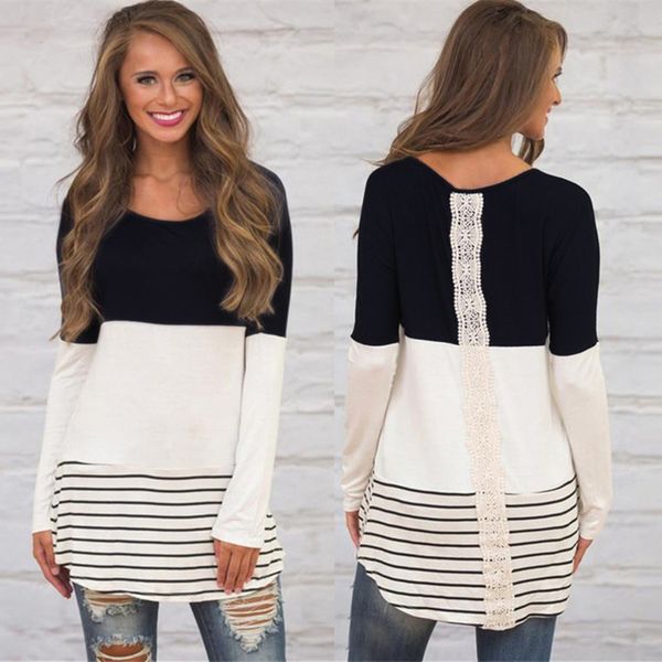 

winter autumn 2019 sweater color long sweatert-shirt sweatersleeve women's new winter autumn 2019 new sweater color lace long lace swea, White