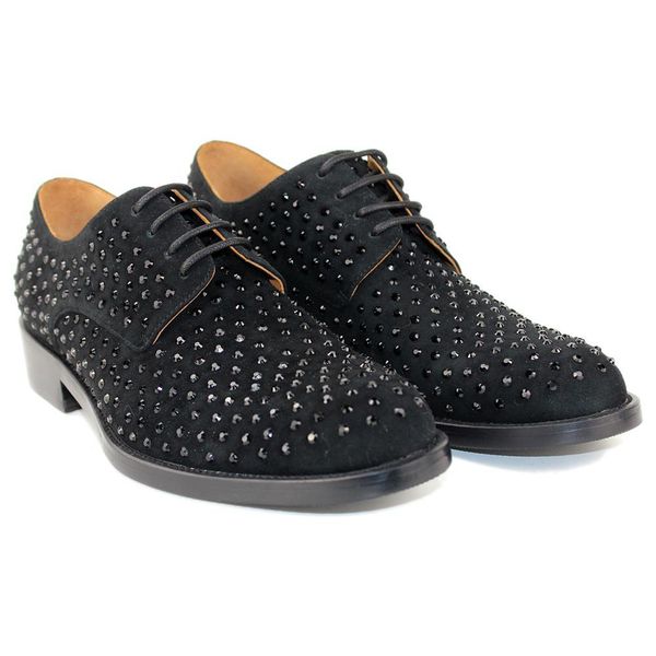 

2021 men's fashionable designer shine wedding shoes genuine leather ui1n, Black