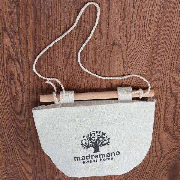 

closet sundries wall organizer makeup decoration home white pattern hanging cotton linen vintage bag storage tree bbyjgd lipper