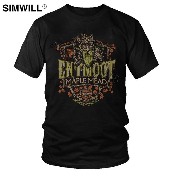 

retro male entmoot maple mead shirts unique short sleeve soft printing graphic tees handsome sport hooded sweatshirt hoodie men t shirt