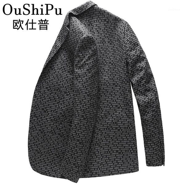 

ou shi general suit male autumn and winter thick knit elasticity men's business suit korean-style male slim fit dan xi1
