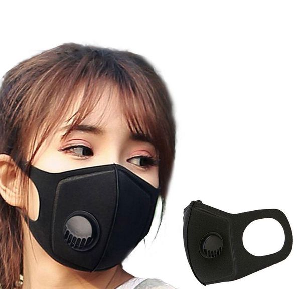 

men women mask pm2.5 pollution face mouth respirator black breathable valve mask filter 3d mo wmtxqj bdegarden