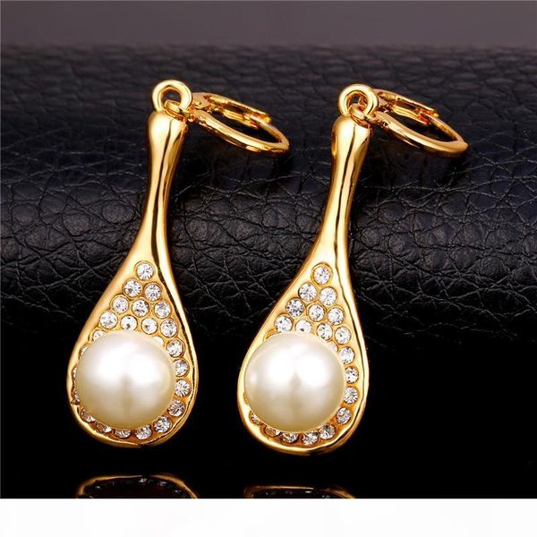 

pearl комплектов ювелирных изделий для ювелирных изделий женщин способа 18k real позолоченного rhinestone перл серьга ожерелье наборы оптом, Silver