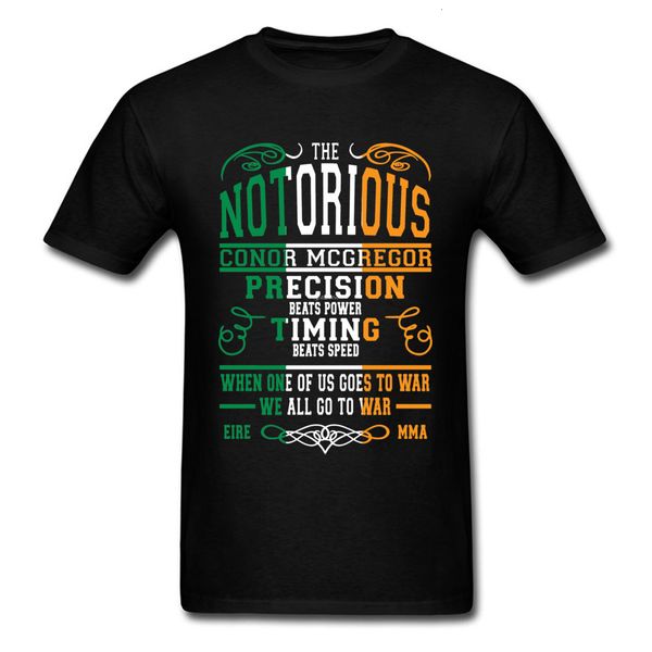 

sport midnite star famous conor mcgregor t-shirt men's licensing ireland t-shirt st 100% cotton t-shirt