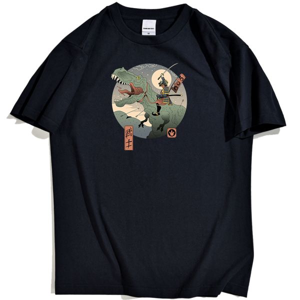 

samurai dinosaur streetwear male trendy personality design for 's oversize man sport hooded sweatshirt hoodie t shirt