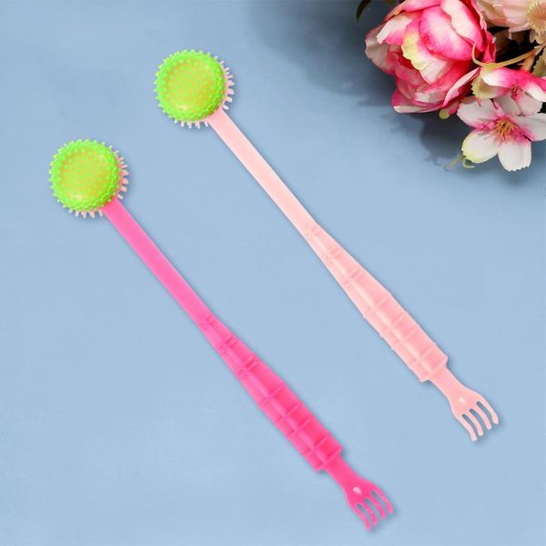 

full body massager 1 set 2pcs itchy back scratcher head useful (random color)