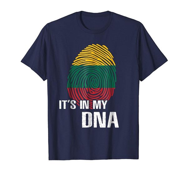 

summer printed pure men lithuania in my dna t-shirt - lithuanian pride t-shirt designs sport hooded sweatshirt hoodie