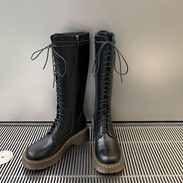 

new arrival autumn winter women mid-calf snow boots fashion natural genuine leather women shoes lambs wool martin boots, Black