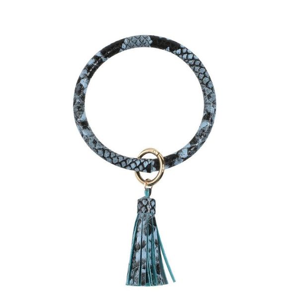 

tassel bangle keychain bracelets keyring snake leather o wristlet bracelet circle charm key ring holder wristbands bbyquw lg2010