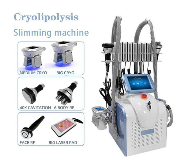 

two cryo handles work at a time salon use multifunction cavitation rf lipo laser cryolipolysis instrument