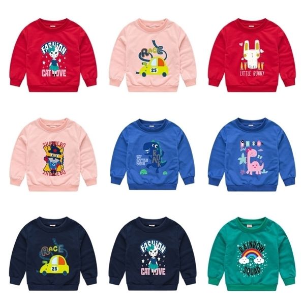 

kids boys girls hoodies cartoon printed sweatshirts auntumn hoodie sweater fashion child pullover casual long sleeve clothes g12704, Blue