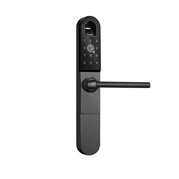 

fingerprint handle smart lock wifi password electronic lock bluetooth internet remote control smart lock