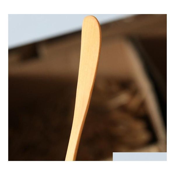 

500pcs knife style wooden mask japan butter knife marmalade dinner knife wood cake cheese jam sprea jllqtx dh_garden