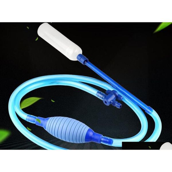 

fish tortoise tank gravel cleaner siphon syphon aquarium cleaning tool tools semi-automatic filter aquarium vacuum cleaner l0ljb