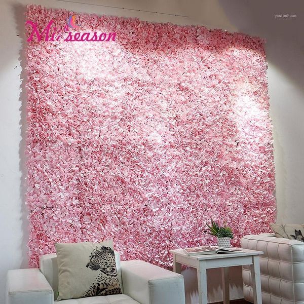 

10pcs hydrangea wedding flower wall and row silk artificial flowers various background arch road lead l party diy decoration1