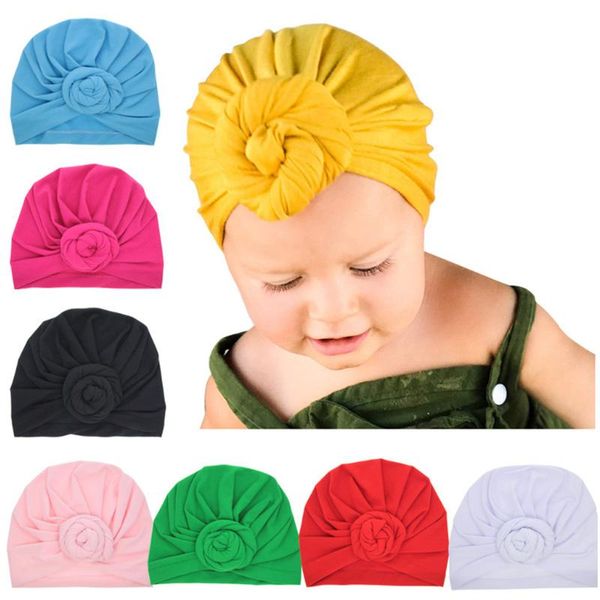 

детский тюрбан hat мальчика девочка headwrap шапочка для новорожденных детей твердой plain головного убор фото реквизит 0-3 лет, Slivery;white