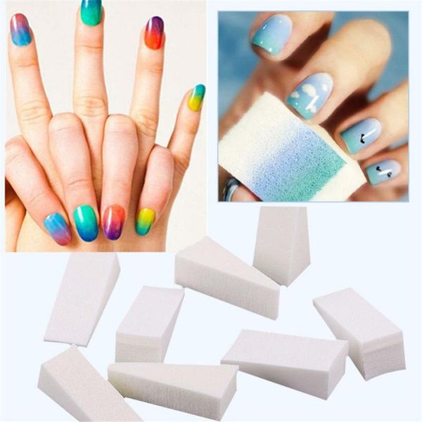 

nail brushes 8pcs gradient nails soft sponges for color fade manicure tool brush tools, Yellow