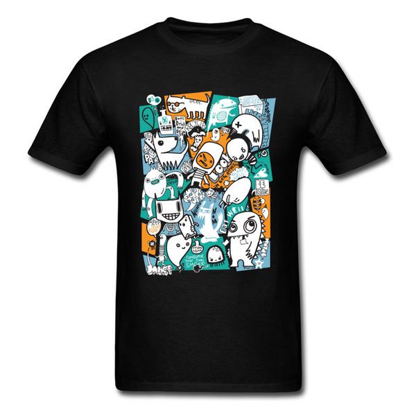 

men fashion clothing student funny cartoon 100% cotton fabric round collar short sleeve leisure shirt hoodie designers t shirts sweatshirt