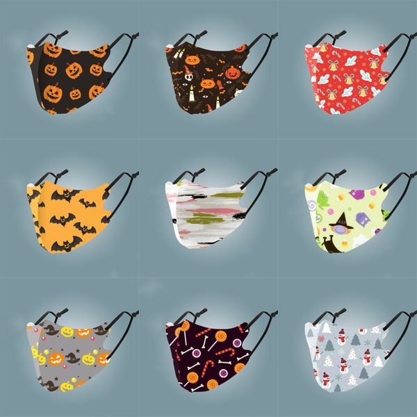 

multi-style mixed masks dust-proof smog-proof mask printed pattern camouflage washable adultface mask#606, Black