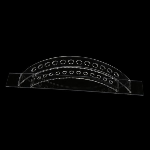 

large capacity clear acrylic makeup brush pencil pen stand display holder rack