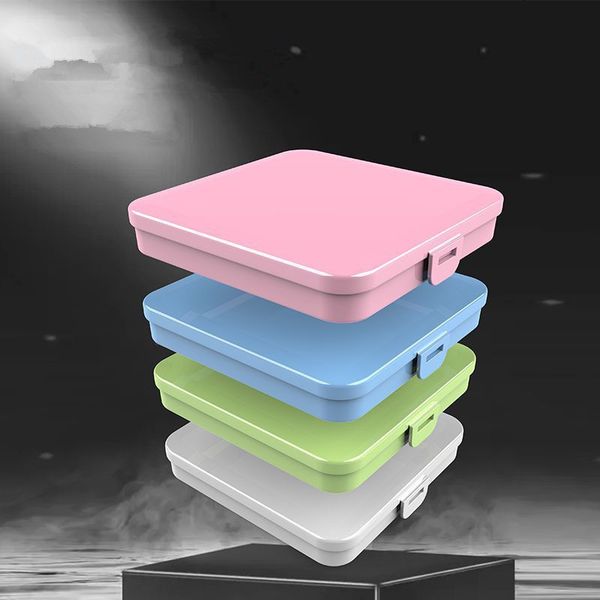 

dustproof case disposable face container square plastic mask boxes safe pollution-masks storage organizer dha2113
