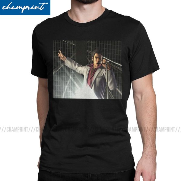 

men yakuza japan dragon gangster videogame pure funny short sleeve crewneck summer sport hooded sweatshirt hoodie men t shirt