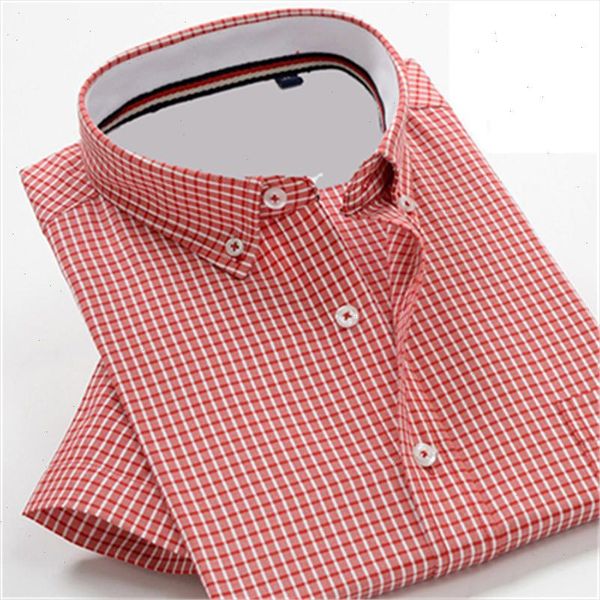 

mens very large plaid summer men short sleeve cotton good sew workmanship dress shirt casual plus size  7xl8xl9xl10xl 38 50, White;black