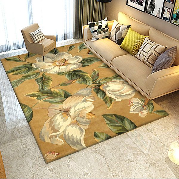 

3d flower shaped rug hallway carpet for bedroom living room kitchen bathroom sofa large area girls room anti-slip floor mats