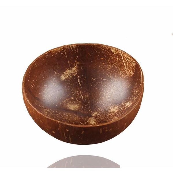 

vintage natural coconut shell bowl candy fruit bowl table storage section coconut bowl ink creative ornament sqctpo ppshop01