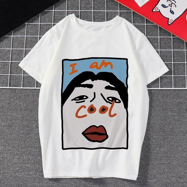 

harajuku t shirt women short sleeve funny t-shirt white soft tee loose casual girls ladies tee clothes femme shirts